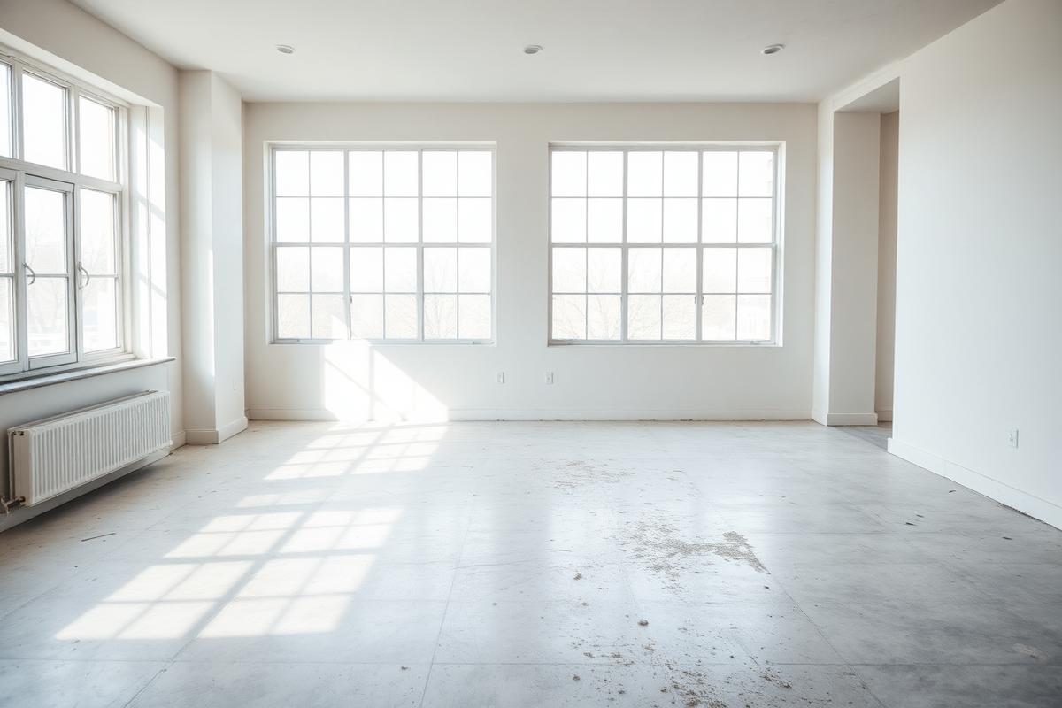 Vivienda recién reformada tras la limpieza de fin de obra